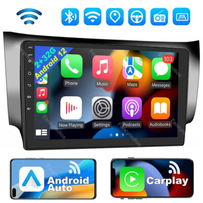 For Nissan Sentra Sylphy 2016-2019 Android 12 GPS Navi Radio Car Stereo CarPlay