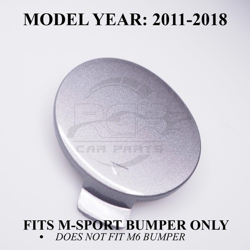 BMW F06 F12 F13 M Sport Vorne Stoßstange tow hook cover 2011-2018 Raum Grau A52