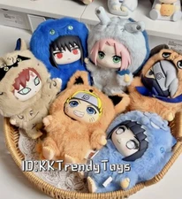 TOP TOY Naruto Beast Party Plush Blind Box Confirmed Figure Gift Keychains