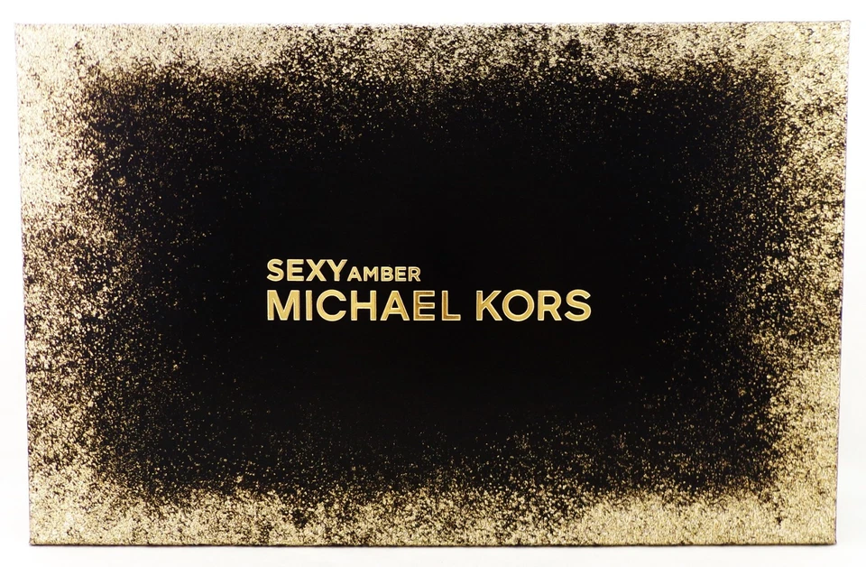 Sexy ámbar de Michael Kors conjunto de 4 piezas para mujer 3,4 oz. EDP Spray + Viaje + Lote + Gel Foto 4 de 4