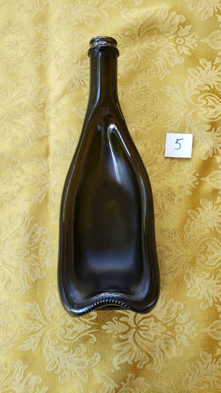 Wine Bottle Bowl Glass Handmade Hand Crafted #5