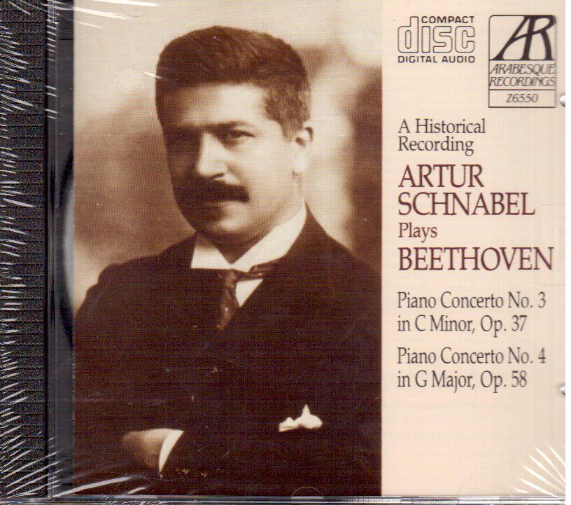 Beethoven: Piano Concerto No. 3 & 4 / Schnabel, Sargent - CD