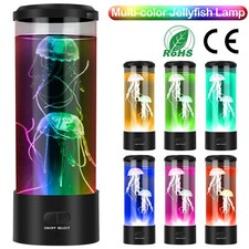 Multi-color Changing LED Jellyfish Lamp Desk Night Light Home Bedroom Decor