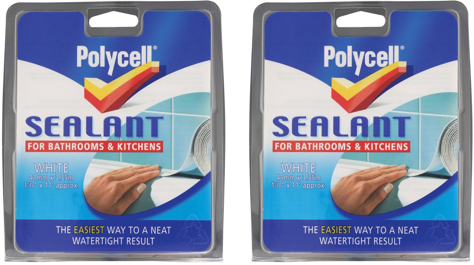 Polycell 6033785 Seal Strip Bathroom Kitchen White 41Mm - Image 9