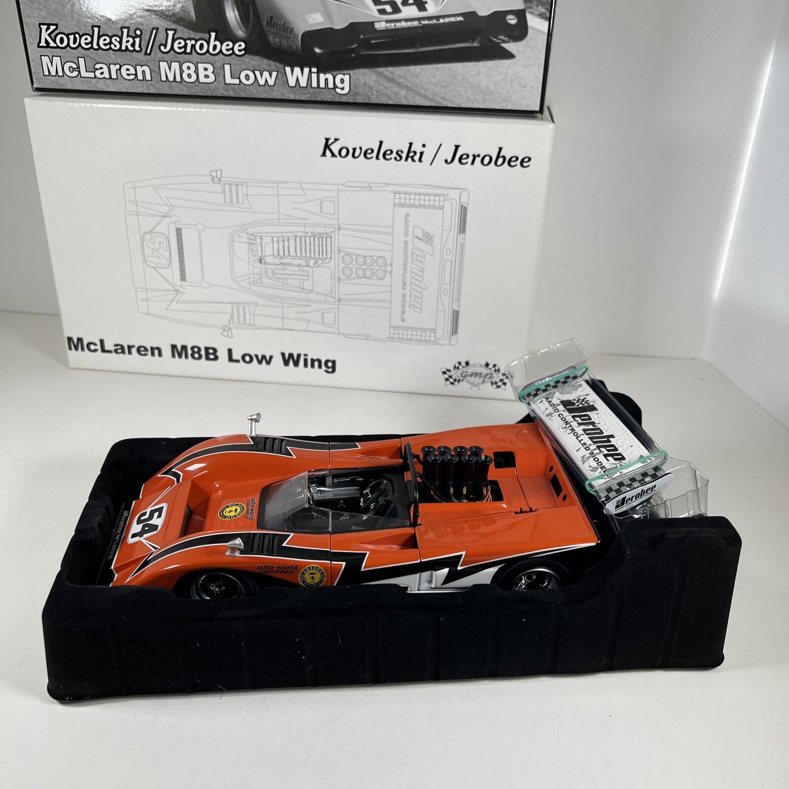 1/18 Scale GMP Koveleski/JerobeeMcLAREN M8B LOW WING CAN AM RACE CAR DIECAST eBay