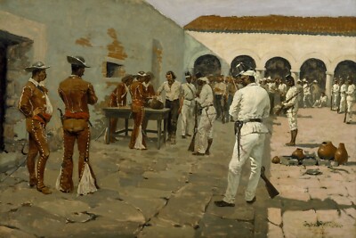 The Mier Expedition The Drawing of the Black Bean by Frederic Remington Print