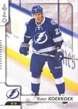 2017-18 O-Pee-Chee #11 Slater Koekkoek Tampa Bay Lightning