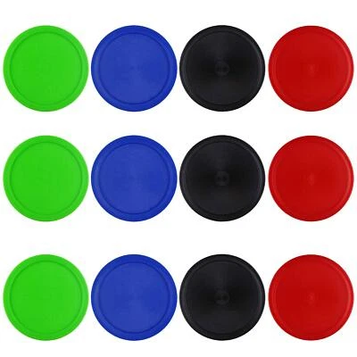KASTECO 12 Pack 2.5 Inch Air Hockey Pucks for Small Size Table Premium Quality