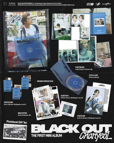 (CD) CHANYEOL 1st Mini - Black Out (Photo Book Ver.) Random 1 Cover - Bild 2 von 3
