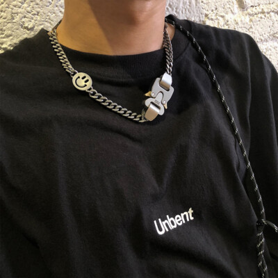 1017 ALYX 9sm Lightning ALYX Hero Chain Necklace Hip Hop 1017 ALYX 9sm Lightning ALYX Hero Chain Necklace Hip Hop