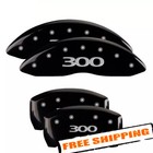 MGP 32020S300BK Gloss Black Caliper Covers for 11-20 Chrysler 300