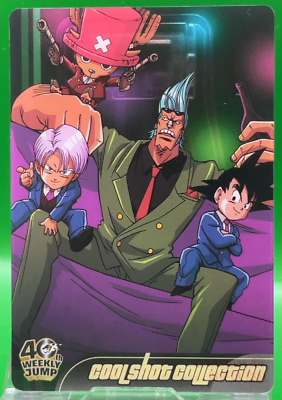 Trunks Franky Onepiece Dragon Ball Collaboration Card Morinaga