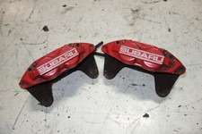 Jdm Subaru Impreza Wrx Sti Legacy Forester Front 4 Pot Piston Brake Calipers Red Jdm Subaru Impreza Wrx Sti Legacy Forester Front 4 Pot Piston Brake Calipers Red