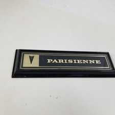 1980s Pontiac Bonneville Parisienne Dash Emblem Badge Logo Oem 1980s Pontiac Bonneville Parisienne Dash Emblem Badge Logo Oem