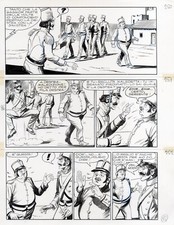 ZAGOR - 5 TAVOLEORIGINALI di Gallieno FERRI, Special CICO n.1 CICO STORY