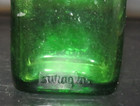 Vintage Medicine Bottles Lot Of 3 Bottles 1 Light Amber 1 Dark 1 Green Duraglas — photo 5