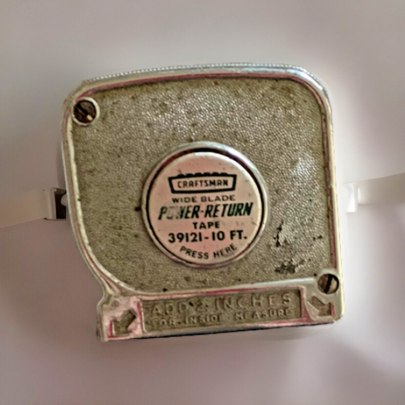 Craftsman Power Return 10 Ft Tape Measure Press Button 39121 Vintage USA