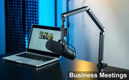 360° Microphone Arm Stand Suspension Boom Scissor Mic Stand for Shure SM7B - Picture 17 of 25