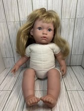 Berenguer JC Toys 19 Inch Toy Doll Blonde Hair Blue Eyes Realistic Toddler Girl