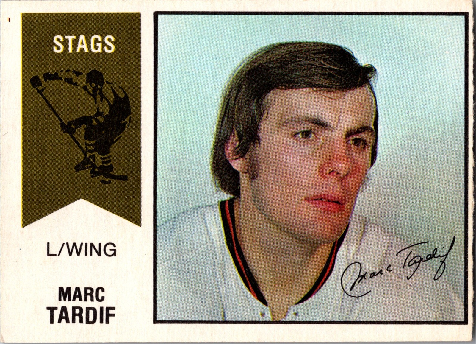 1974-75 O-Pee-Chee WHA Marc Tardif #43 - Michigan Stags 