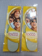 TWO 2 Pair Tacco Insole Footcare  Woody   648 Women Size 10.5 Germany
