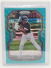Tim Anderson 2021 Prizm Baseball - Teal Wave #71 - Chicago White Sox