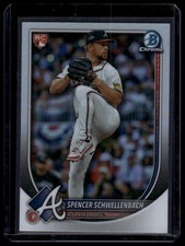 2025 Bowman Chrome #84 Spencer Schwellenbach RC Red Rookie Variation