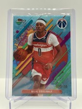 2025-26 Topps Finest - Rare Bilal Coulibaly #258 Sky Blue Refractor /150