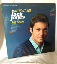 Jack Jones - Without Her - RCA Victor Dynagroove Vinyl LP Stereo Record