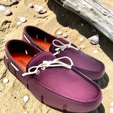 SWIMS Braided Lace Loafer Purple Men’s US Size 9.5/UK 8.5/EU 42.5  NWOT