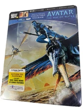 Avatar: The Way of Water Best Buy Exclusive SteelBook [4K UHD + Blu-Ray] NEW