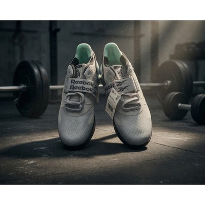 Reebok Legacy Lifter II Mens Weightlifting Shoes Grey Mint GY8436 Size 10 NEW