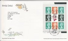 GB Stamps First Day Cover Booklet Pane Y1668m - DY03 Roald Dahl, books PSB 2012