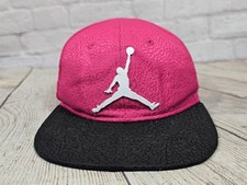 Nike Air Jordan Youth Sz 4/7 Jumpman Snapback Cap Hat Pink/ Black Elephant Print
