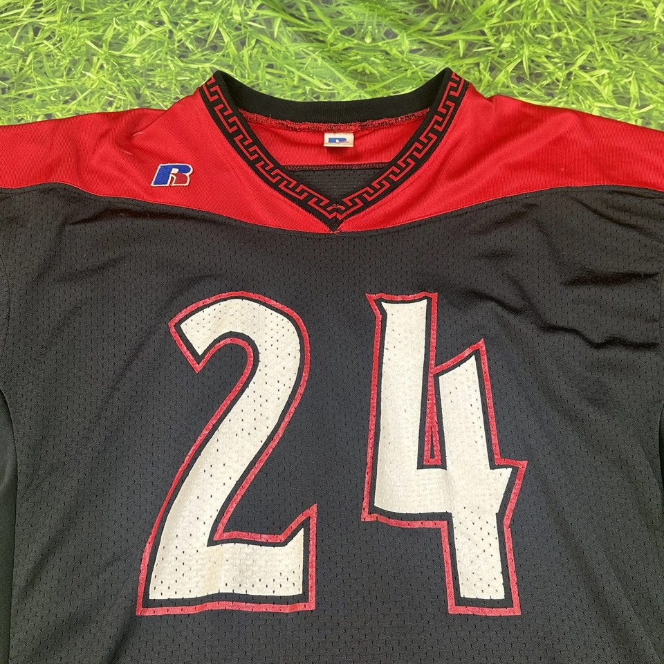 Vintage NCAA Football Jersey Shirt Mens XL Number 24 Russell Athletic 90s - Image 3 of 4