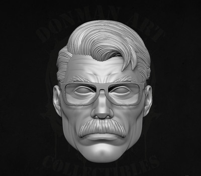 Jim Gordon Batman Ver D 1:10 scale custom unpainted Head 7'' Action Figure