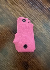 Factory Sig Sauer P238 Pink Rubber Grips Ambidextrous Finger Grooves