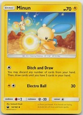 Minun 54/168 Uncommon Celestial Storm Pokemon Lightly Played