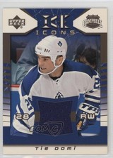 2003-04 Upper Deck Ice Icons Jerseys Tie Domi #I-TD 1f1