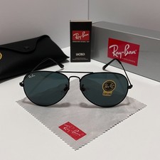 Ray-Ban Aviator RB3026 Sonnenbrille Schwarz G...
