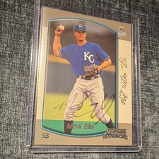 Bowman Autograph Mark Ellis Rookie Kansas City Royals #244 2000