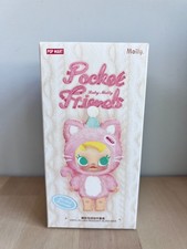 Pop Mart Baby Molly Pocket Friends Plush Pendant Pet My Head Authentic White