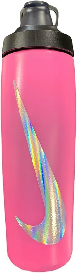 NEW Nike Refuel 24floz Squeeze Water Bottle w/ silver Nike L