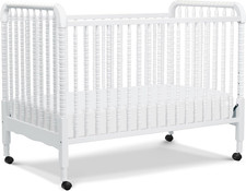 Jenny Lind 3-In-1 Baby Crib Convertible to Toddler Bed, Daybed - Easy to Assembl