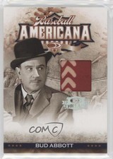 2008 Donruss Threads Baseball Americana Materials 179/500 Bud Abbott #BA-1 nd3