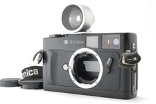 [Fast neuwertig] Konica Hexar RF analoge Sucherkamera schwarz 35 mm Gehäuse...