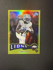 2025 Topps Chrome Jahmyr Gibbs Retro 1975 Gold /275 Detroit Lions