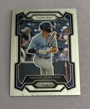 2024 Panini Prizm #165 Colton Ledbetter - Tampa Bay Rays