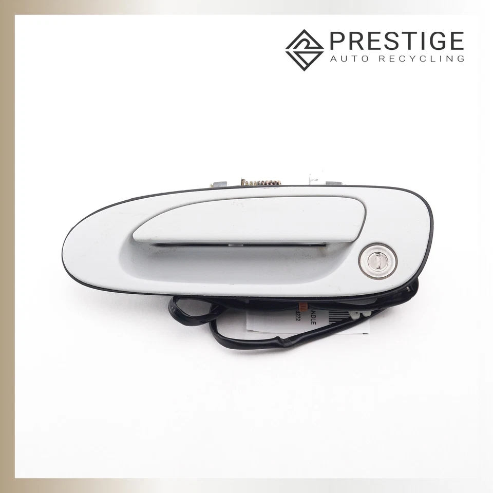 94-95 Honda ACCORD Sdn maçaneta externa dianteira esquerda 72140-SV4-981ZB branca fabricante de equipamento original - Imagem 3 de 4