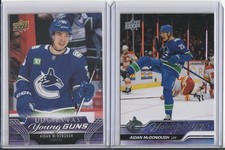 2023-24 UD Series 1 Aidan McDonough Young Guns #232 + Young Guns Canvas #C107